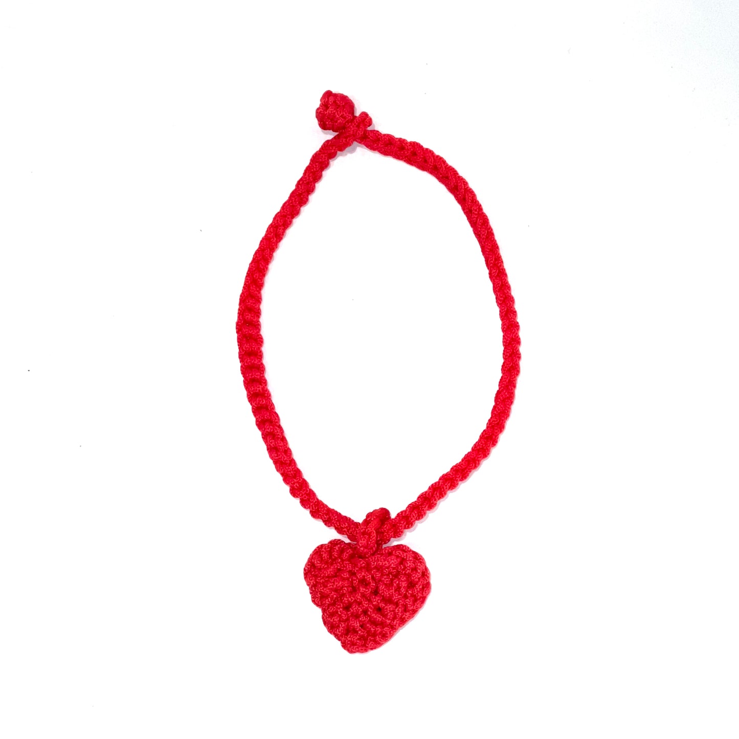 HEART necklace in red