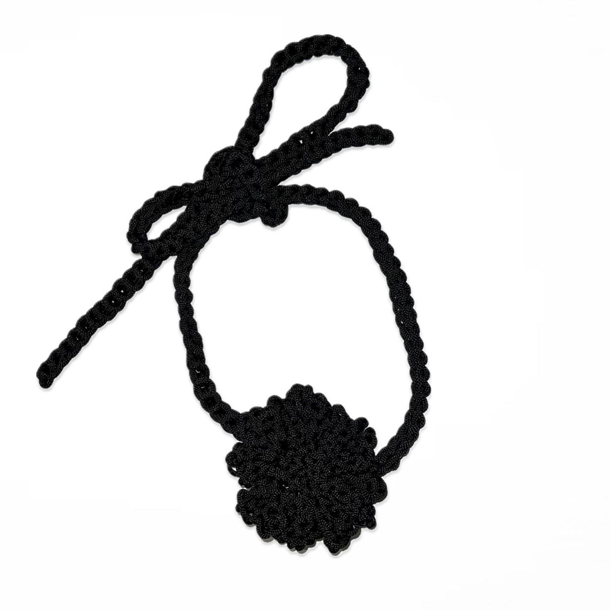 FLORA necklace in black
