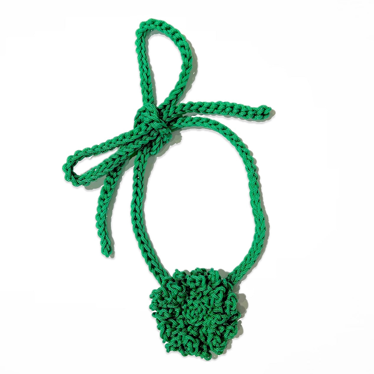 FLORA necklace in kelly green