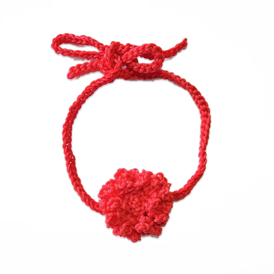 FLORA necklace in red