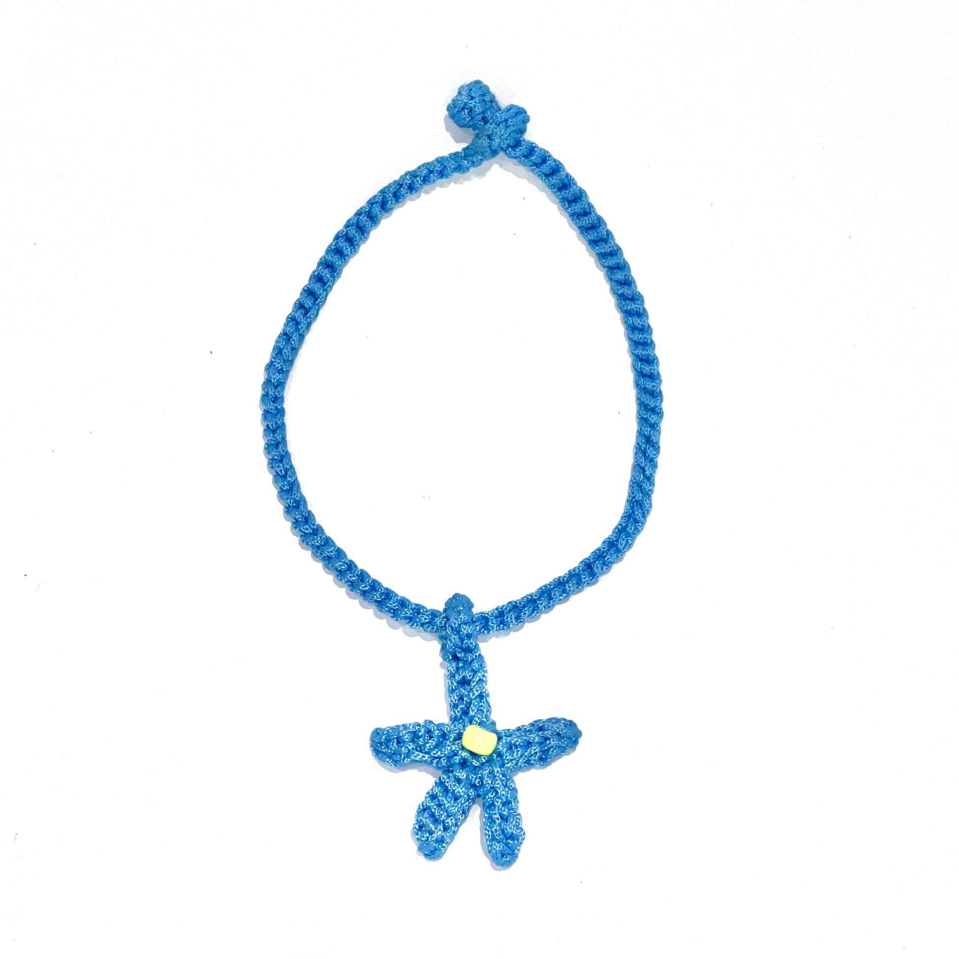 STAR necklace in sky blue