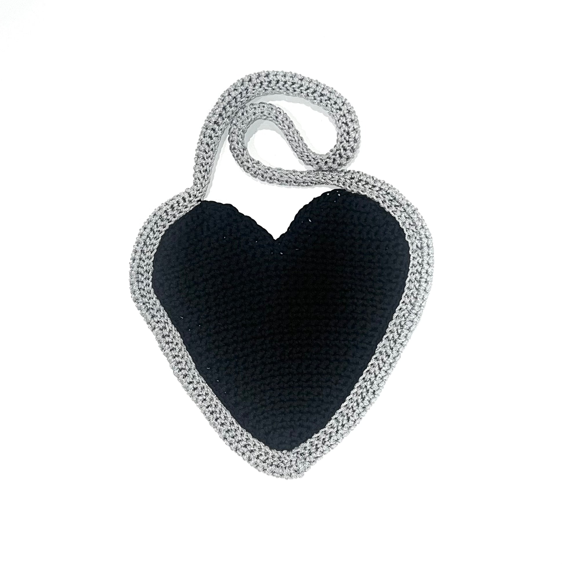 LOVE bag in black/ silver