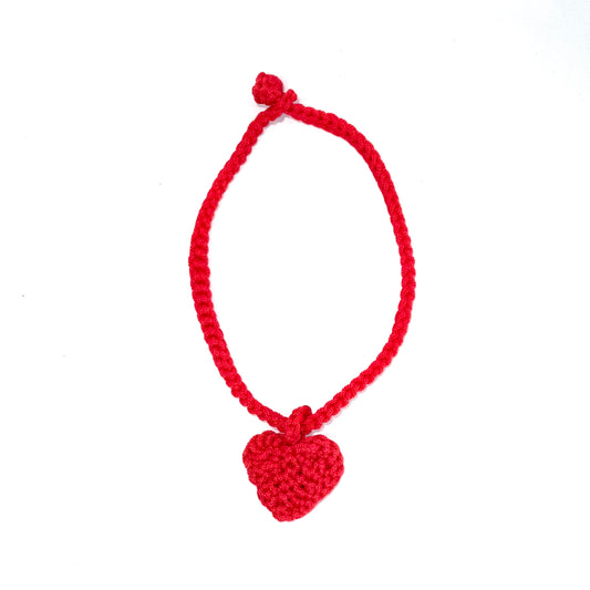 HEART necklace in red 